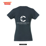 Clique BASIC T - Damen - dark navy - beidseitig bedruckt - Aspach Conrad-Weiser-Schule