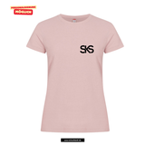 Clique BASIC T - Damen - Candy Pink - beidseitig bedruckt - Städtische Sekundarschule Straelen