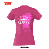 Clique BASIC T - Damen - pink - beidseitig bedruckt - Michelstadt Gymnasium