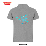 Clique BASIC Polo - Herren - grau meliert - beidseitig bedruckt - Büchen Friedegart Belusa GS