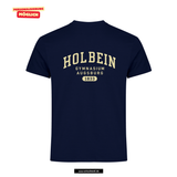 Clique Basic - T - Herren - dark navy - beidseitig bedruckt - Holbein Gymnasium Augsburg