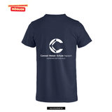 Clique Basic - T - Herren - dark navy - beidseitig bedruckt - Aspach Conrad-Weiser-Schule