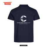 Clique BASIC Polo - Herren - dark navy - beidseitig bedruckt - Aspach Conrad-Weiser-Schule