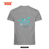 Clique Basic - T - Kinder - grau meliert - beidseitig bedruckt - Büchen Friedegart Belusa GS
