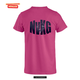 Clique Basic - T - Kinder - bright cerise - beidseitig bedruckt - Nikolaus-von-Kues Gymnasium