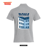 Clique BASIC Polo - Herren - melange - Druck beidseitig - V1 - St. Bonaventura Dillingen Gymnasium