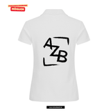 Clique BASIC Polo - Damen - weiß - Druck beidseitig - Anna Zillken Berufskolleg Dortmund