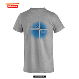 Clique Basic - T - Herren - melange - beidseitig bedruckt - V3 - St. Bonaventura Dillingen Gymnasium
