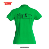 Clique BASIC Polo - Damen - apple green - beidseitig bedruckt - Adolf-Clarenbach Schule Neuss