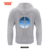 BASIC Hoody - Kinder - melange - Druck beidseitig - V4 - BONA - St. Bonaventura