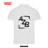 Clique BASIC Polo - Herren - weiß - beidseitig bedruckt - Anna Zillken Berufskolleg Dortmund