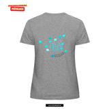 Clique BASIC T - Damen - grau meliert - beidseitig bedruckt - Büchen Friedegart Belusa GS