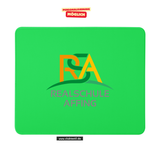 CT Mousepad - grün - Realschule Affing - Logo bunt