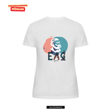 Clique BASIC T - Damen - grau meliert - beidseitig bedruckt - Ernst-Abbe-Gymnasium Jena