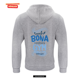 BASIC Hoody - Kinder - melange - Druck beidseitig - V2 - St. Bonaventura Dillingen Gymnasium