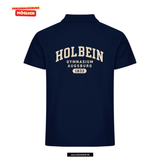 Clique BASIC Polo - Herren - dark navy - beidseitig bedruckt - Holbein Gymnasium Augsburg