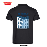 Clique BASIC Polo - Herren - schwarz - Druck beidseitig - V1 - St. Bonaventura Dillingen Gymnasium