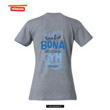 Clique BASIC T- Damen - Melange - beidseitig bedruckt - V2 - St. Bonaventura Dillingen Gymnasium
