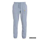 Clique BASIC Pants - Unisex - grau meliert - NORD Gymnasium Potsdam - Logo bunt
