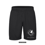 Clique BASIC Active Short - Kinder - schwarz - NORD Gymnasium Potsdam - Logo weiß