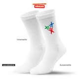 CT Tennissocken - weiß/weiß/ohne Schrift - Grundschule Steppach