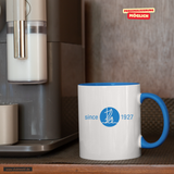 CT Tasse - blau - St. Ursula Realschule Dorsten - Logo since