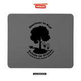 CT Mousepad - grau - Dr. Josef-Schofer-Schule - Logo schwarz
