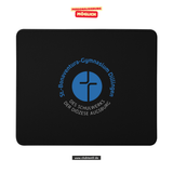 CT Mousepad - schwarz - St.-Bonaventura-Gymnasium Dillingen - Logo bunt