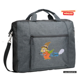 Clique PRESTIGE Briefcase - Laptoptasche - Oberschule Braunlage - Logo Hexe bunt