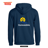 BASIC Hoody - Kinder - dark navy - Druck beidseitig - Steinmühle Marburg