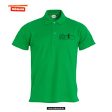 Clique BASIC Polo - Herren - apple green - beidseitig bedruckt - Adolf-Clarenbach Schule Neuss