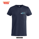 Clique Basic - T - Herren - dark navy - beidseitig bedruckt - Gottlieb-Daimler-Schule Ludwigsfelde