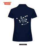 Clique BASIC Polo - Damen - dark navy - Druck beidseitig - Büchen Friedegart Belusa GS