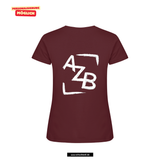 Clique BASIC T - Damen - burgundy - beidseitig bedruckt - Anna Zillken Berufskolleg Dortmund