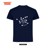 Clique Basic - T - Herren - dark navy - beidseitig bedruckt - Büchen Friedegart Belusa GS