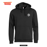 BASIC Hoody - Kinder - schwarz - Druck beidseitig - einfarbig - Gebrüder-Montgolfier-Gymnasium Berlin