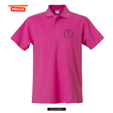 Clique BASIC Polo - Herren - bright cerise - Druck beidseitig - Oldenburg Grundschule Dietrichsfeld