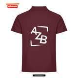 Clique BASIC Polo - Herren - burgundy - beidseitig bedruckt - Anna Zillken Berufskolleg Dortmund