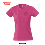 Clique BASIC T - Damen - bright cerise - beidseitig bedruckt - Oldenburg Grundschule Dietrichsfeld