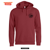 BASIC Hoody - Unisex - bordeaux - Druck beidseitig - Robert Schumann Gymnasium