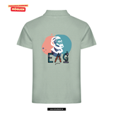 Clique BASIC Polo - Herren - sage green - beidseitig bedruckt - Ernst-Abbe-Gymnasium Jena