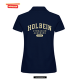 Clique BASIC Polo - Damen - dark navy - Druck beidseitig - Holbein Gymnasium Augsburg