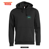 BASIC Hoody - Kinder - schwarz - Druck beidseitig - Skiteam - Städtische Sekundarschule Straelen