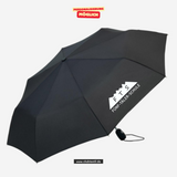 FARE Mini-Taschenschirm - schwarz - 5-Täler-Schule - einfarbig