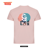 Clique Basic - T - Herren - candy pink - beidseitig bedruckt - Ernst-Abbe-Gymnasium Jena