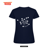 Clique BASIC T - Damen - dark navy - beidseitig bedruckt - Büchen Friedegart Belusa GS