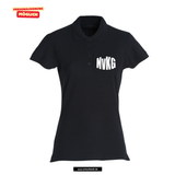 Clique BASIC Polo - Damen - schwarz - Druck beidseitig - Nikolaus-von-Kues Gymnasium
