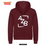 Clique MIAMI Hoody - Unisex - burgundy - beidseitig bedruckt - Anna Zillken Berufskolleg Dortmund