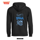 BASIC Hoody - Unisex - schwarz - Druck beidseitig - V2 - St. Bonaventura Dillingen Gymnasium