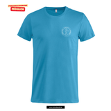 Clique Basic - T - Herren - turquoise - beidseitig bedruckt - Oldenburg Grundschule Dietrichsfeld